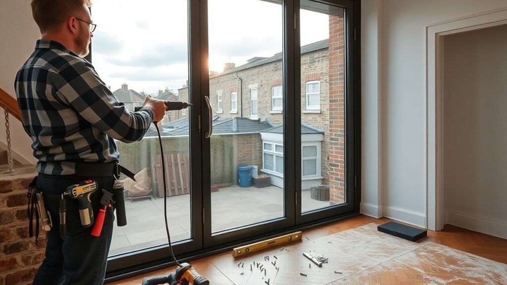 Aluminium Door Installation Swiss Cottage