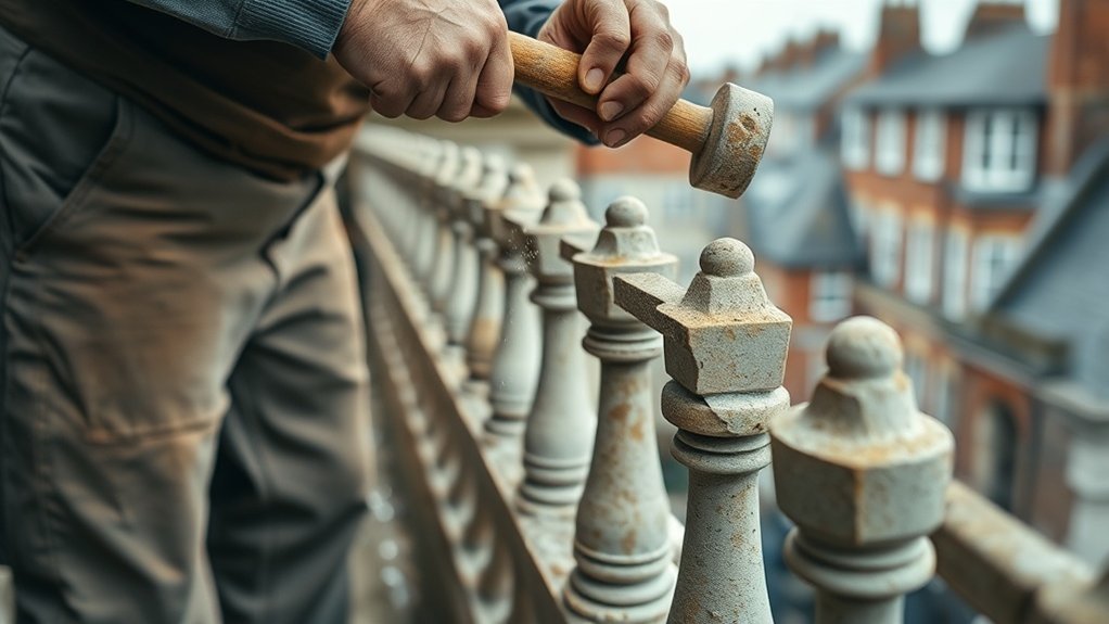 Balustrade Repair Swiss Cottage