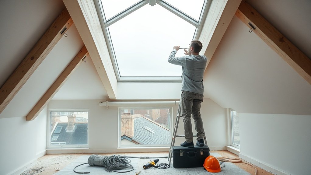 Electric Skylight Installation Swiss Cottage