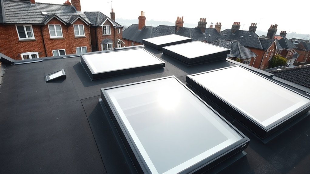 Flat Roof Skylights Swiss Cottage