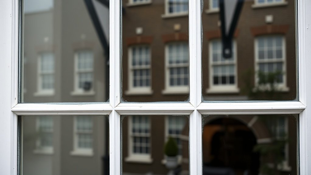 Georgian Bar Leaded Glass Swiss Cottage