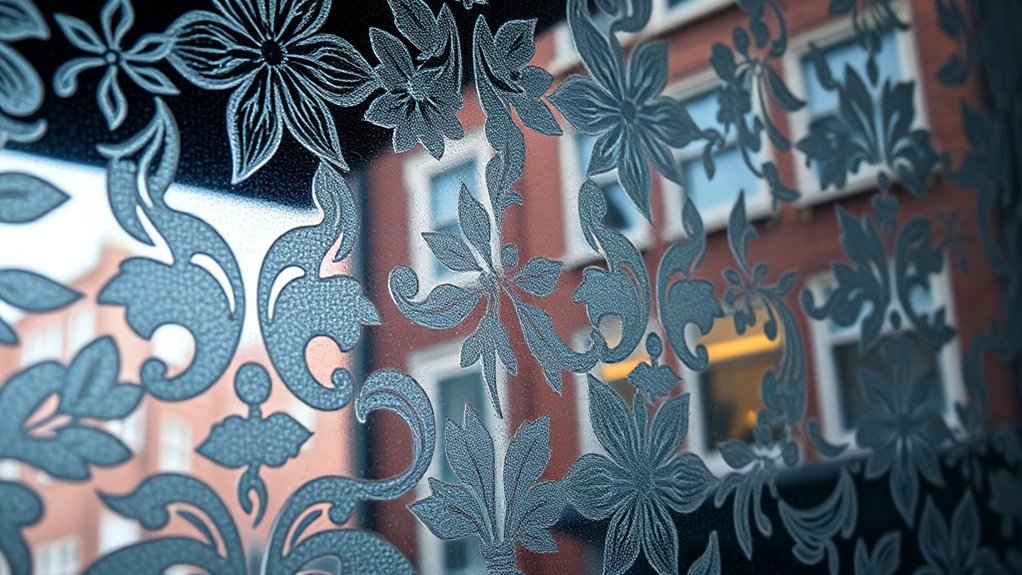 Patterned Decorative Glass Swiss Cottage