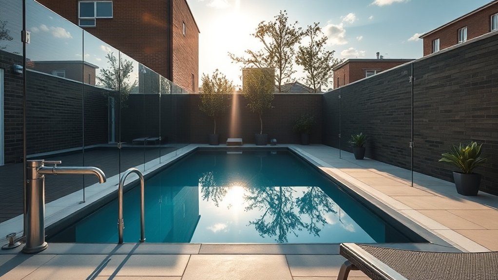 Pool Glass Fencing Swiss Cottage