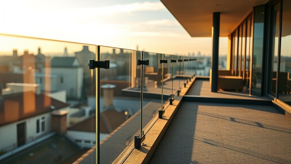 Terrace Glass Balustrades Swiss Cottage
